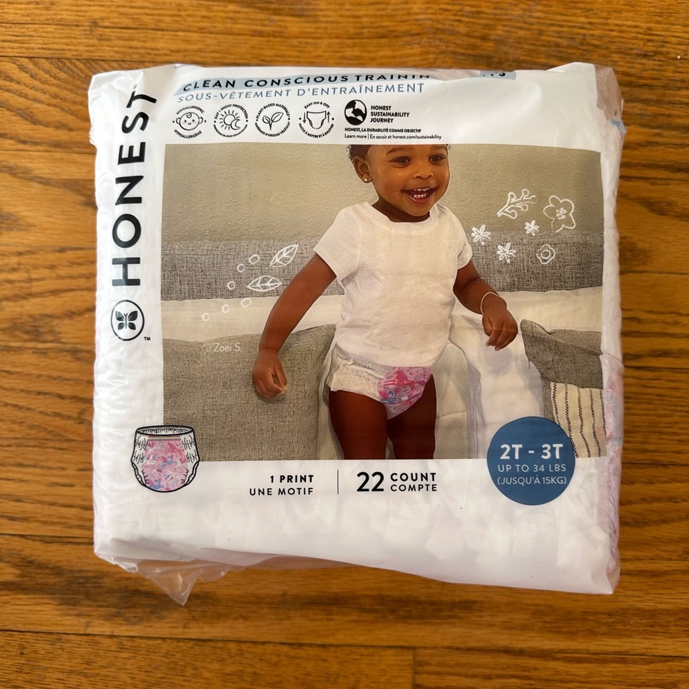 Honest Company Training Pant 2T/3T Magical Moments (22 pack)